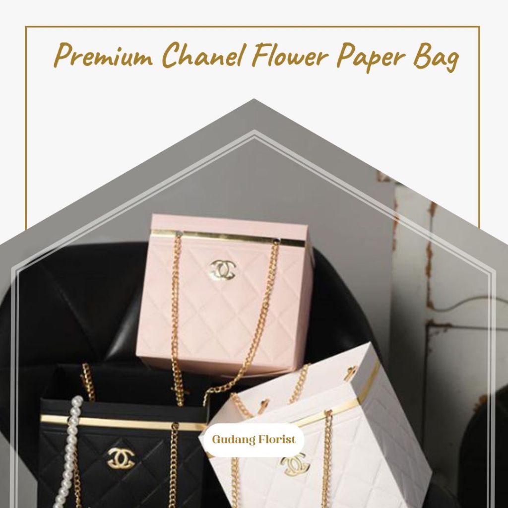 

PREMIUM CHANNEL FLOWER PAPER BAG / TAS KERTAS / KERANJANG BUNGA / TAS BUNGA