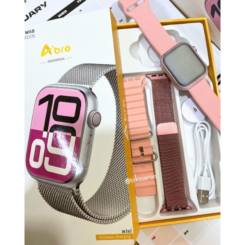 Aibro Smartwatch MW68 Original Fitur Lengkap Untuk Wanita