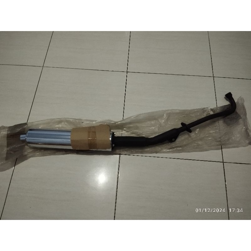 Knalpot supra x 125 batman original baru AHM 18300 KVL N00