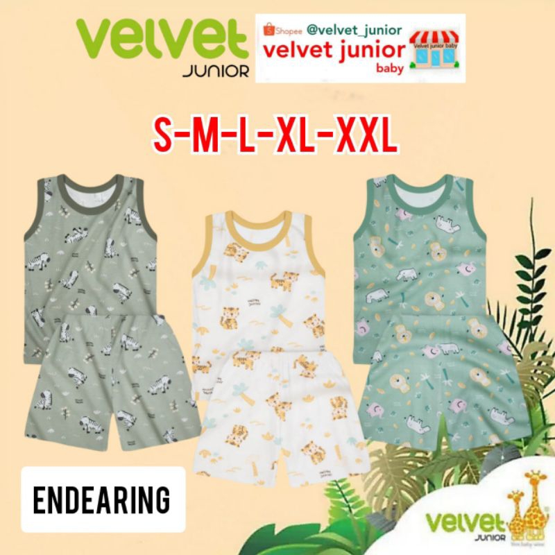 RB Velvet Junior Setelan Singlet (3 setel).
