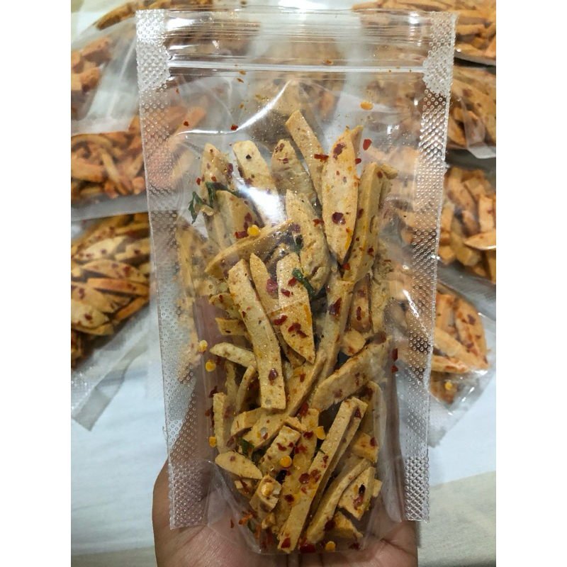 

BASRENG STIK DAUN JERUK PEDAS / KERIPIK BASRENG RENYAH / BASRENG PEDAS / BASRENG MILLENIUM 50gr