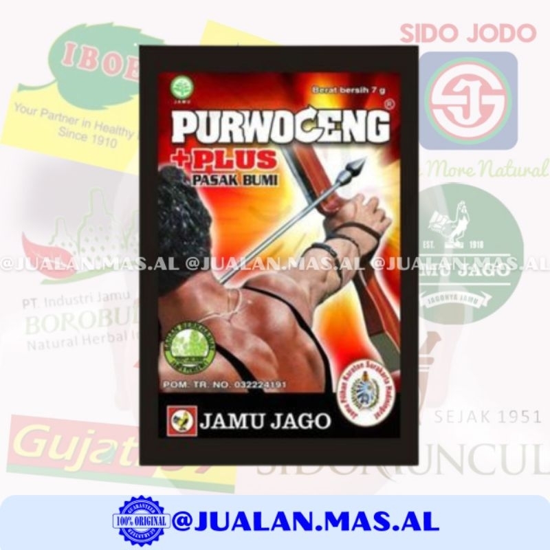 JAGO - JAMU PURWOCENG plus PASAK BUMI (ISI 10 SACHET)