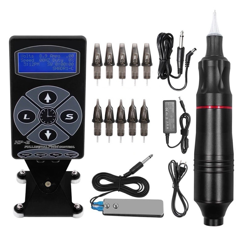 1 Paket power supply dan mesin tatto rotary