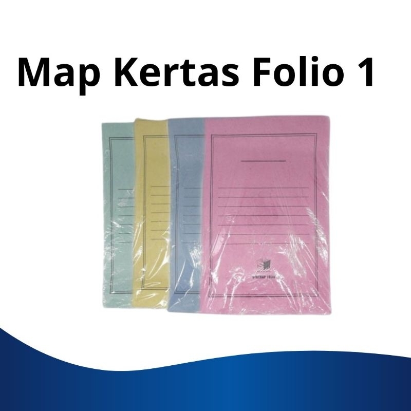 

Stopmap Kertas Folio/ Map Kertas (1 Pack=50 Pcs)