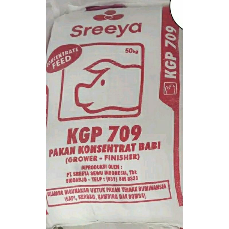 SREEYA Konsentrat Babi Kgp 709 Untuk Babi Grower-Finisher 1 kg