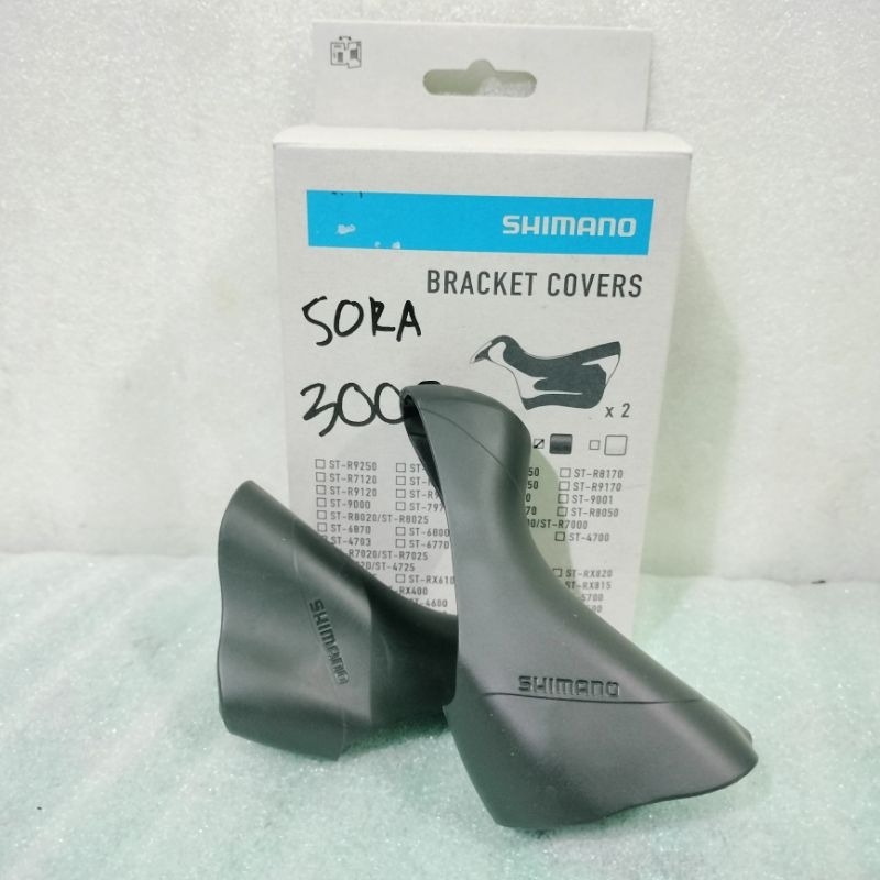 Bracket Covers Shimano SORA ST-R3000 Karet Brifter Rubber Hood Brifter Shifter Original Shimano sepe