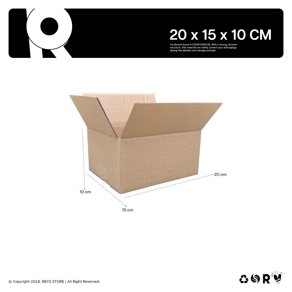 

DUS BOX 20 x 15 x 10 CM | Kardus | Cardboard | Dus Box | Dus