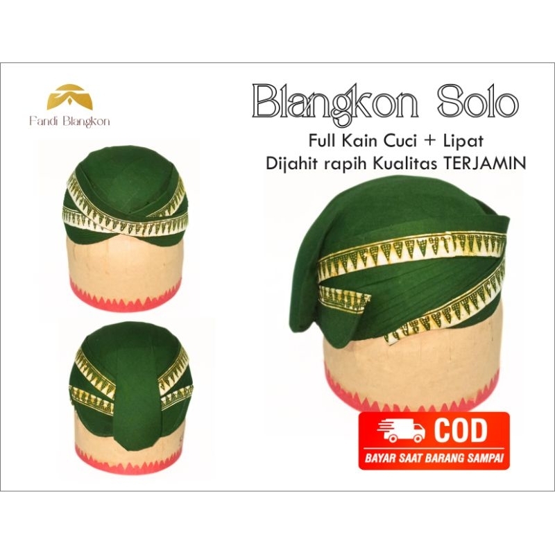 Blangkon solo Full Jahit bisa di cuci dan di lipat