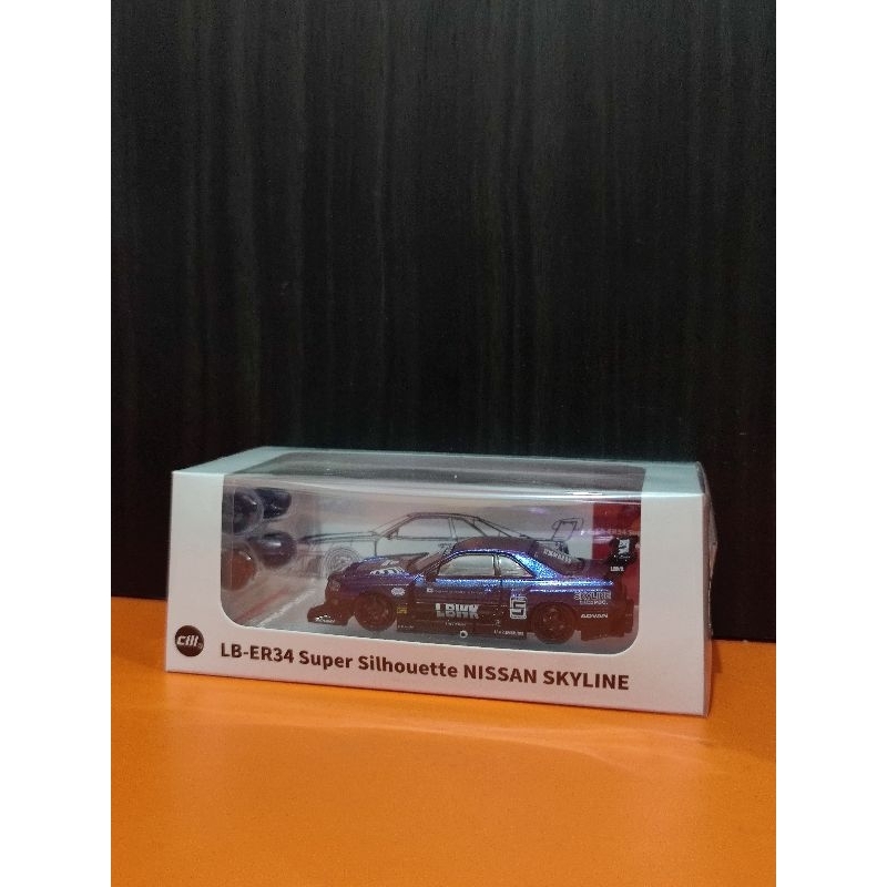 CM Model Bissan ER34 Silhouette LBWK Blue Metallic