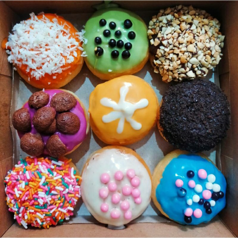 

donat mini isi 9 pcs
