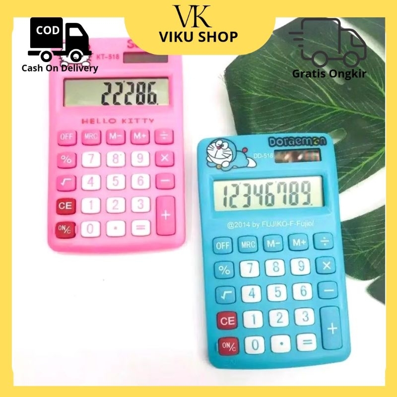 

Kalkulator Karakter Mini Calculator Lucu Helloy Kitty Doraemon