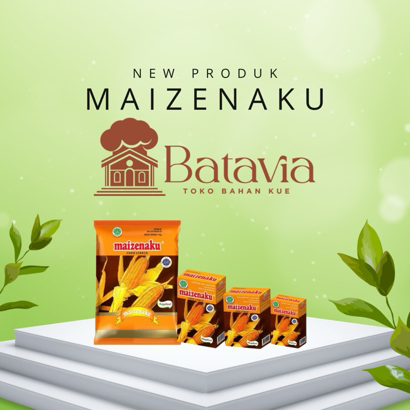 

TEPUNG MAIZENAKU | Maizenaku Corn Starch | TEPUNG PATI JAGUNG 1kg ,300gr ,150gr