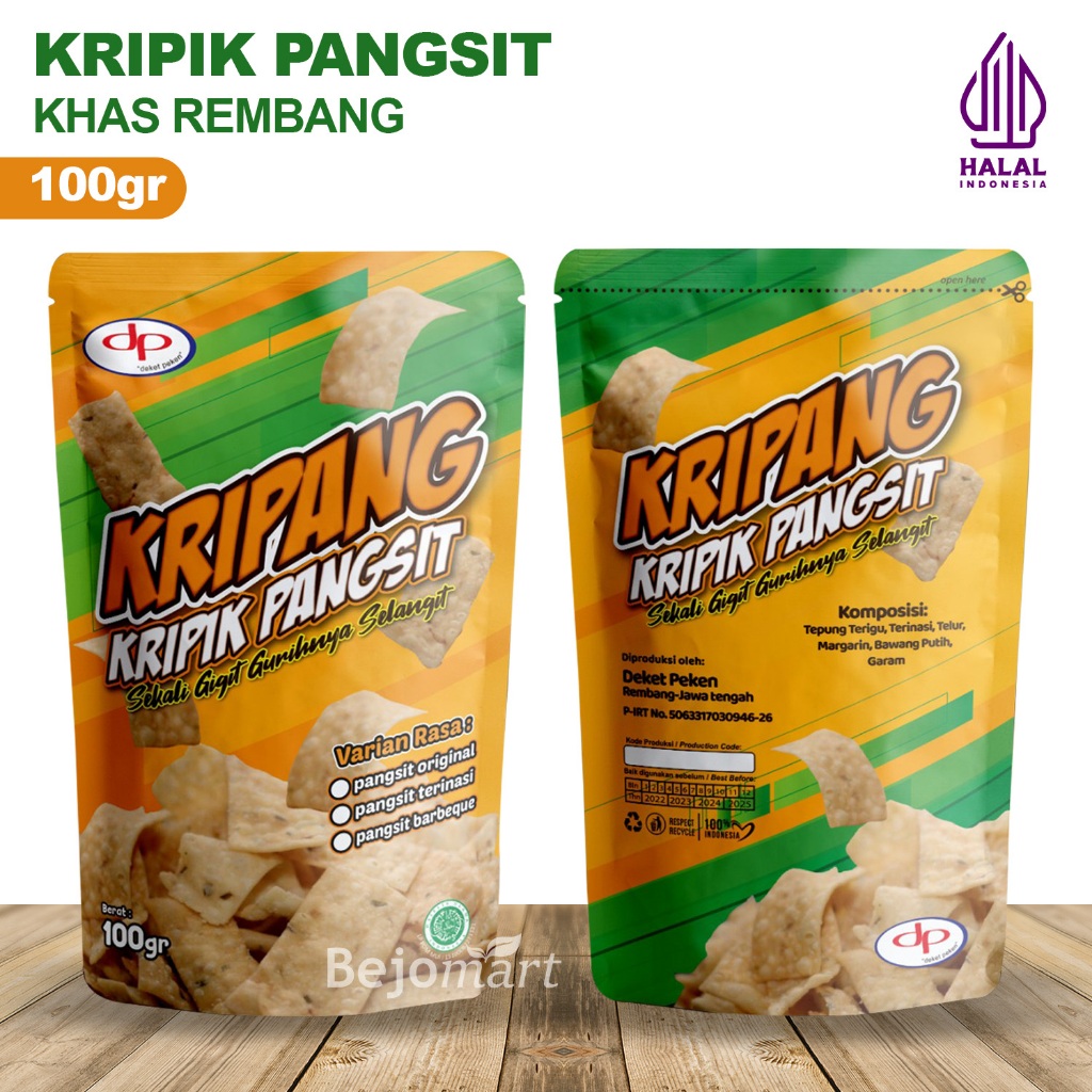 

Kripik Pangsit Bawang Original Oleh Oleh Rembang