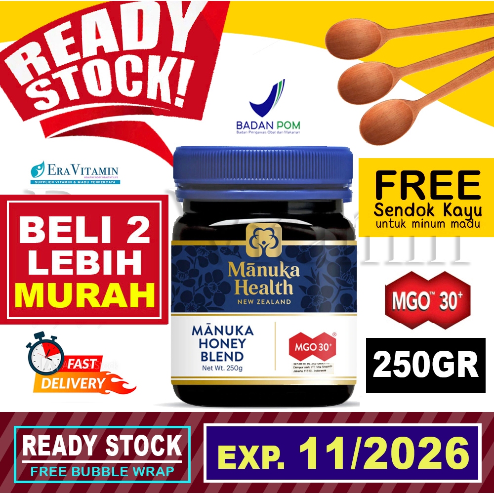 

[BPOM] Manuka Health MGO 30+ (250gr) madu Manuka Honey