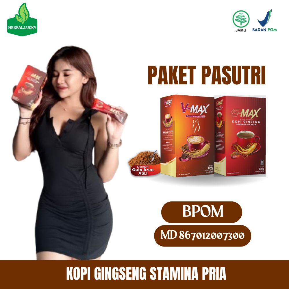 

G-Max Kopi Pria Kuat Tahan Lama Penambah Stamina BPOM 100% Original 1 Box 10 Sachet