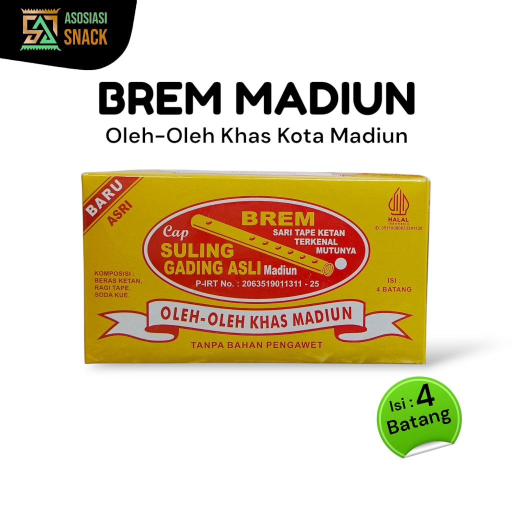 

BREM SULING GADING JUMBO oleh oleh khas Madiun