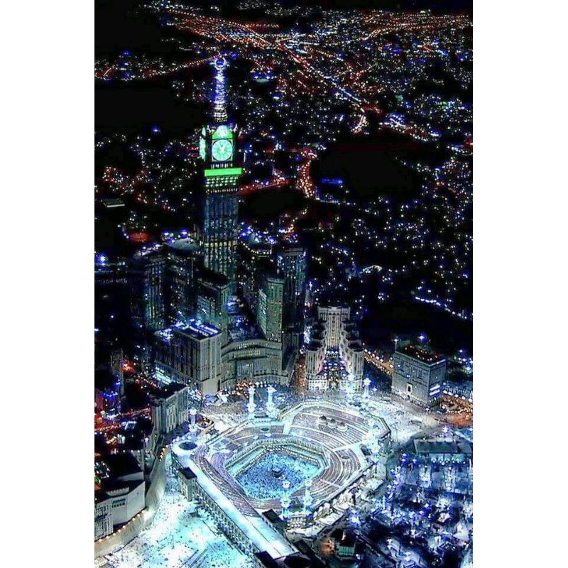 hiasan dingding poster jumbo kabah31