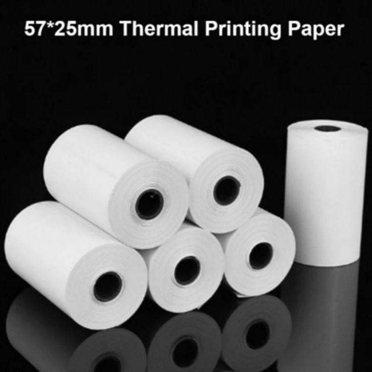 

First Sale Kertas struk kasir printer thermal 5857x25mm paket 1 pcs