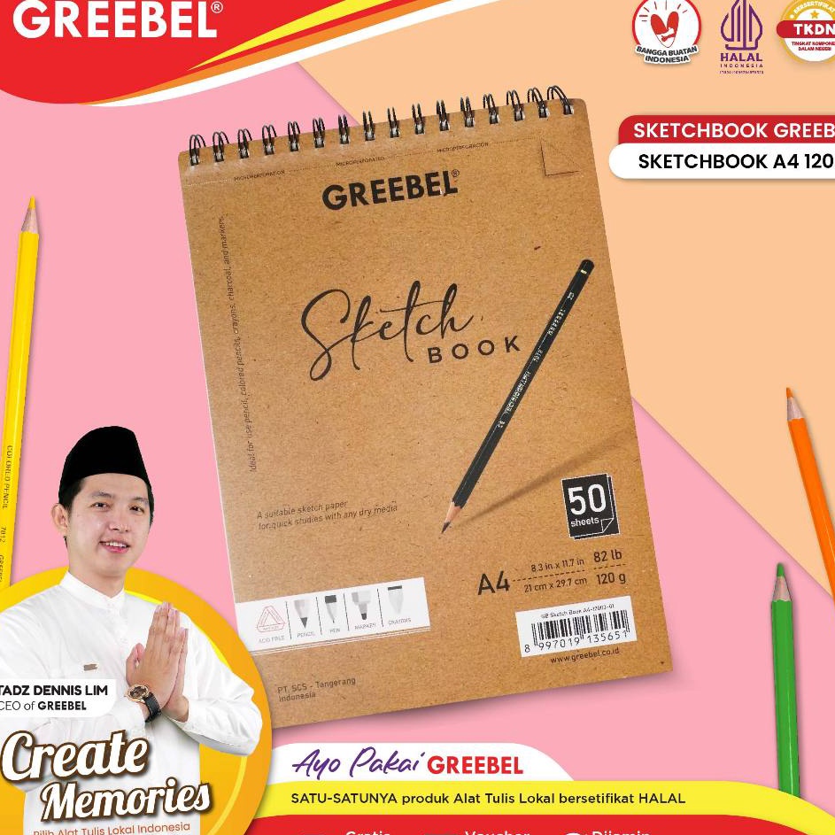 

Segera Beli GREEBEL Buku Gambar Sketch Book A4 5 Lembar 123 Buku Sketsa Drawing Book