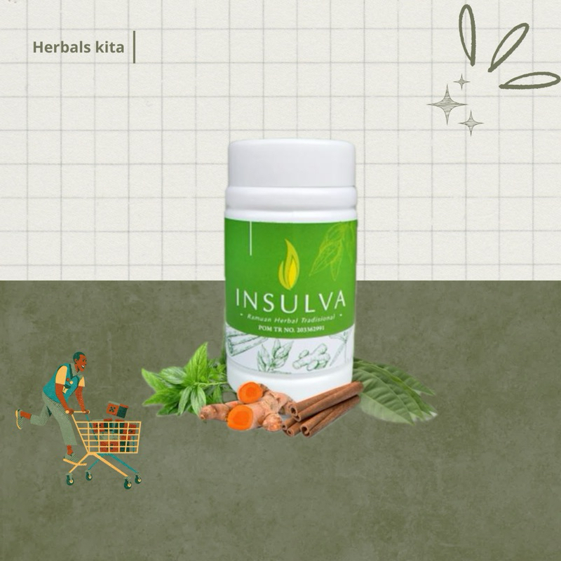 INSULVA ASLI 100% ORIGINAL OBAT DIABETES AMPUH BPOM