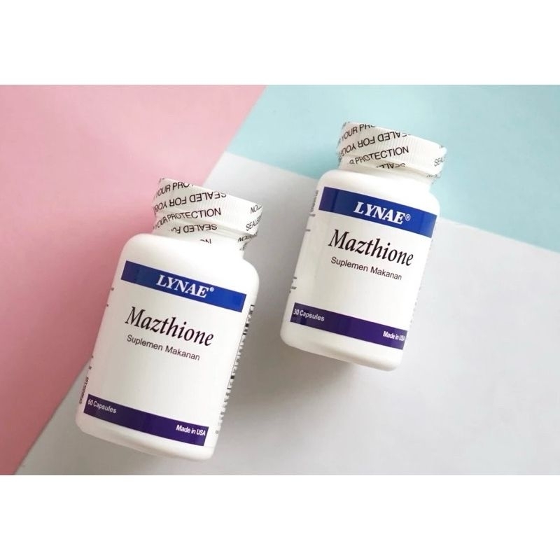 Mazthione Asli  Original isi 60 kapsul Obat pemutih kulit badan asli