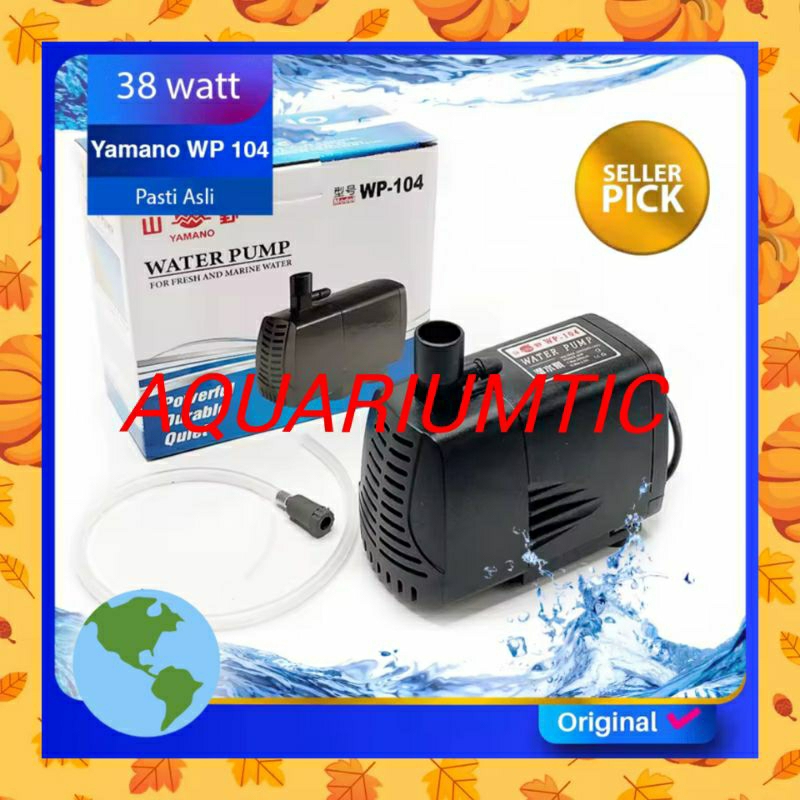 POMPA AQUARIUM YAMANO WP-104 MESIN POMPA AIR CELUP LOW WAT
