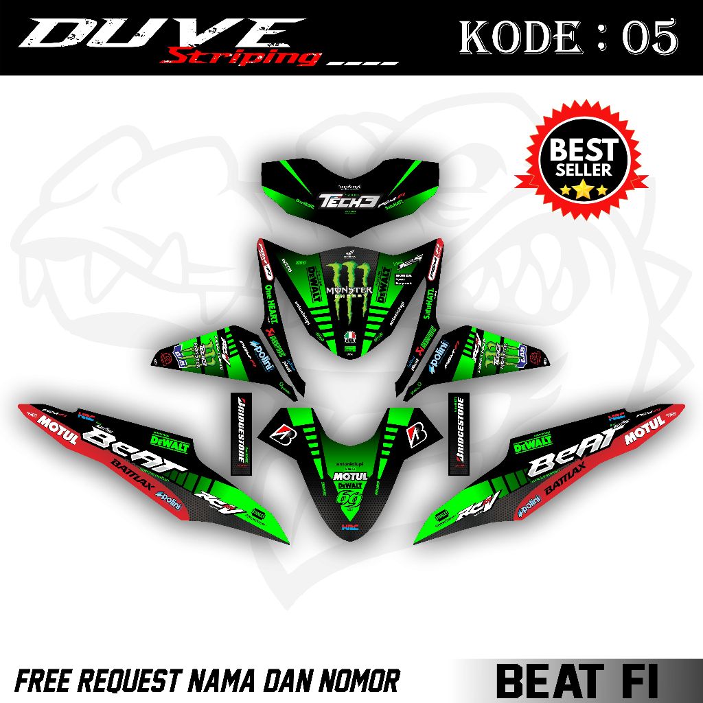 Decal Beat FI Full Body - Decal Beat FI. DV.05