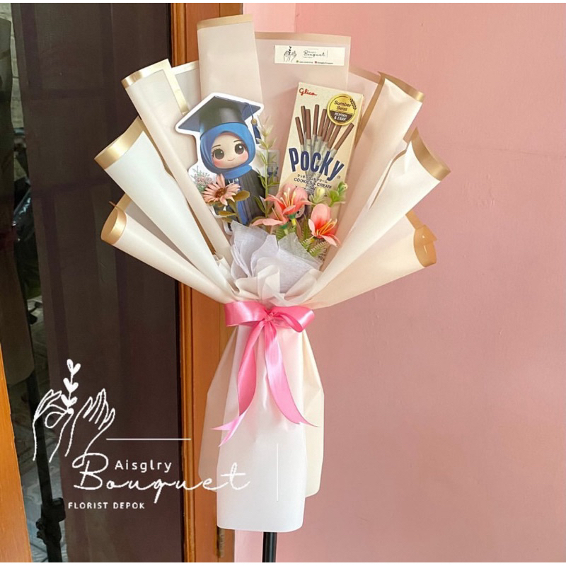 buket wisuda || buket snack wisuda || buket bunga wisuda