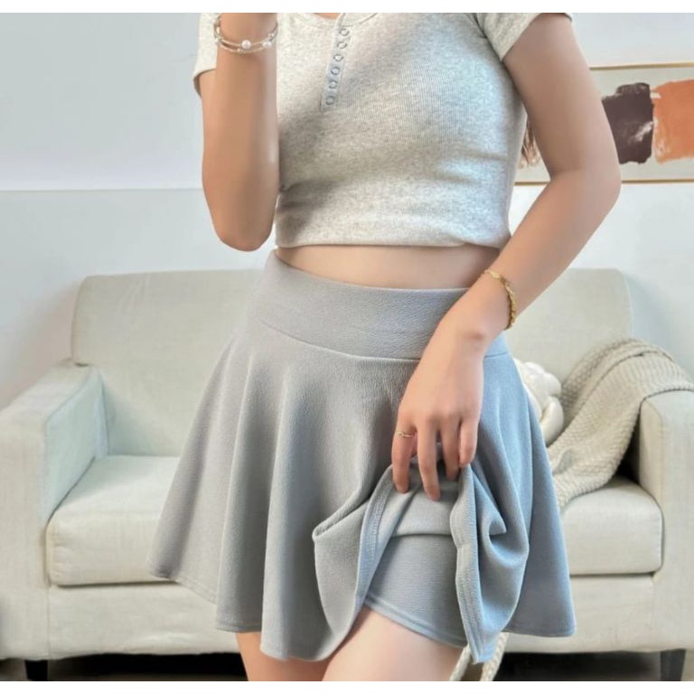 KODE T15O Rok celana pendekRok shot polosRok olahragaRok senam jogging bersepeda