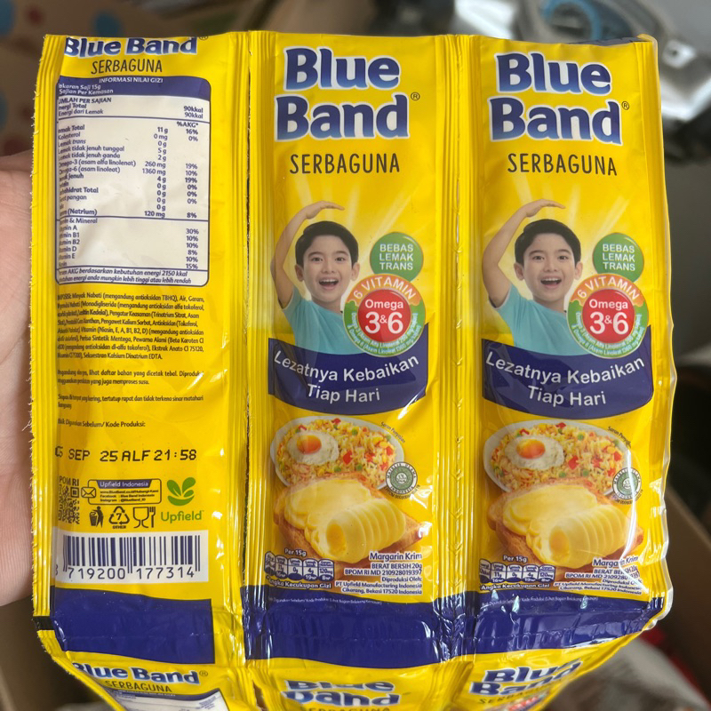 

Margarin Mentega Blue Band Serbaguna Sachet