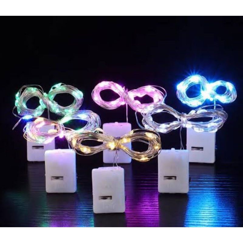 Lampu Tumblr kawat LED baterai // lampu kecil untuk buket// lampu untuk diy