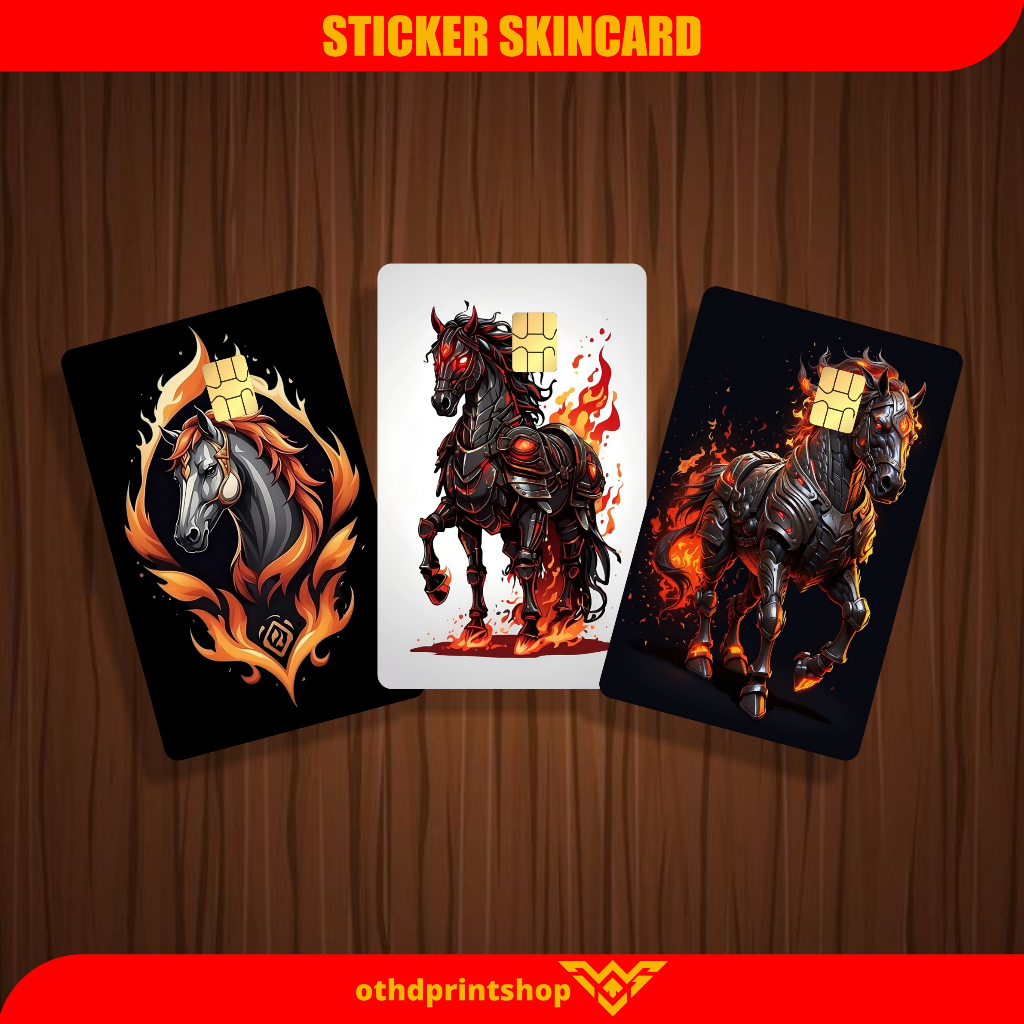 

Stiker Sticker Skin Kartu Atm Tema Kuda Special Stiker | othdart othdprintshop