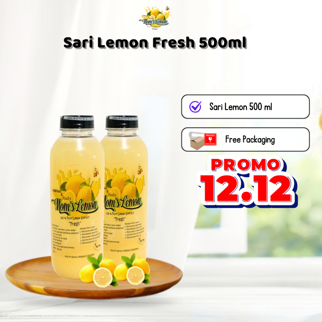 

Sari Lemon 100% Murni Premium 500 ml by Mom's Lemon