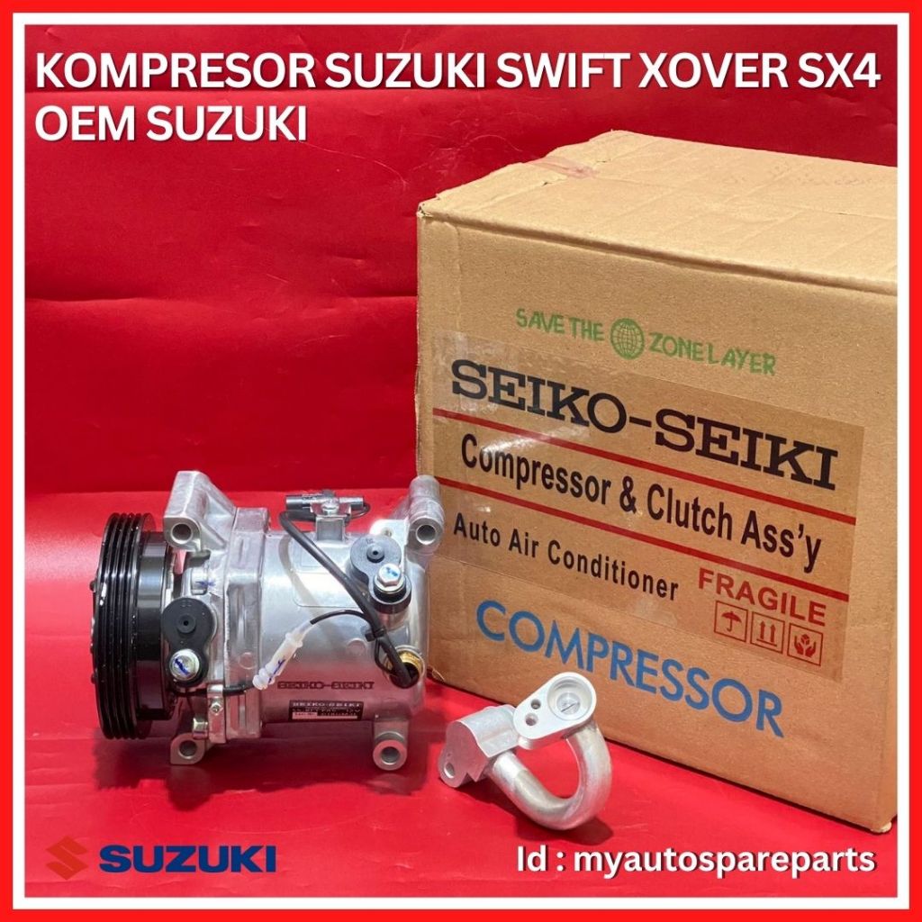 COMPRESSOR AC Mobil SUZUKI  Swift X-OVER SX4 KOMPRESOR XOVER OEM SUZUKI SEIKO SEIKI
