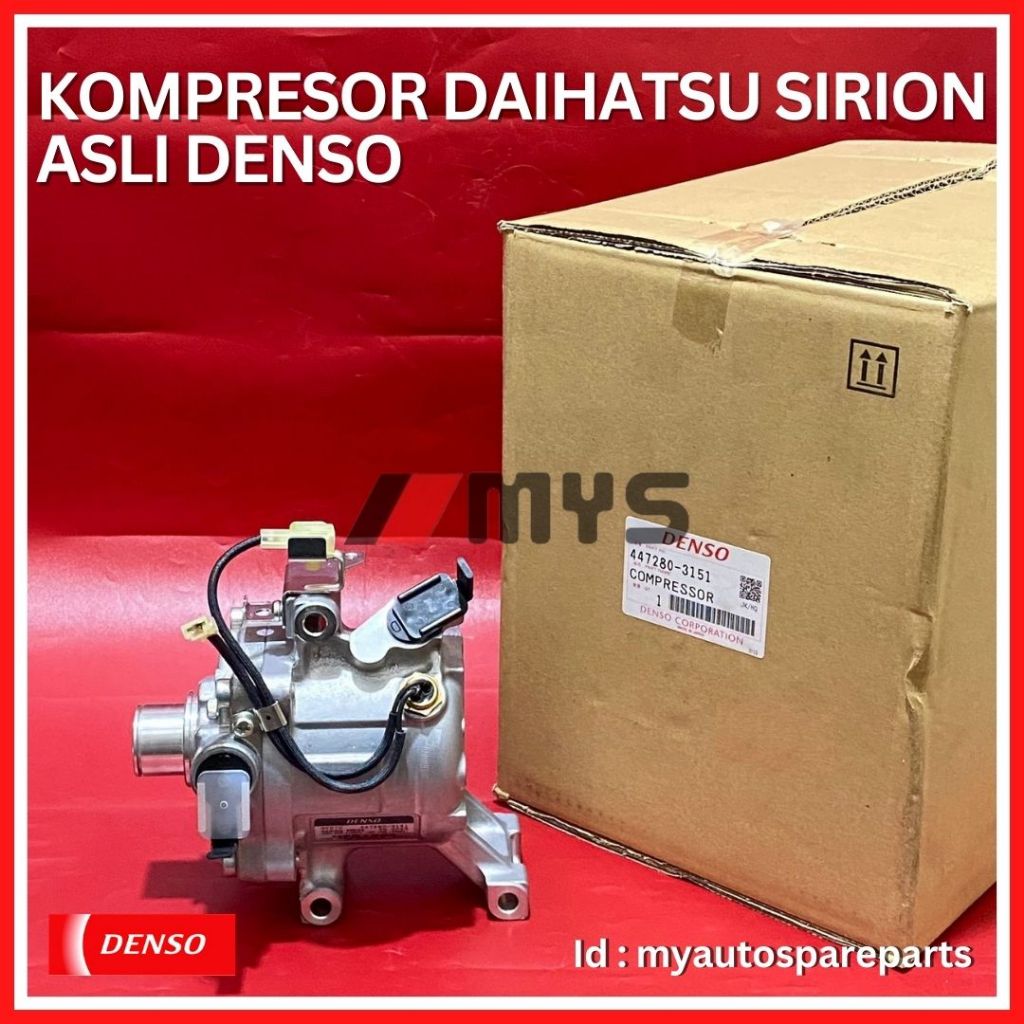 COMPRESSOR AC Mobil DAIHATSU Sirion Lama KOMPRESOR ASLI DENSO