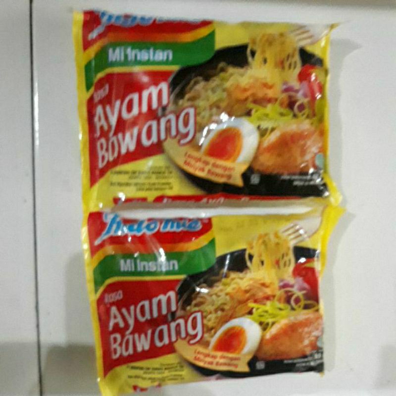 

Indomie mie instan rasa ayam bawang