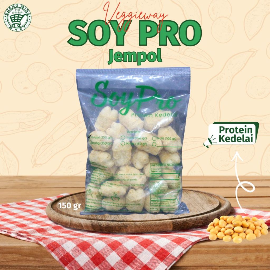 Soy Pro Protein Kedelai Veggieway / Snack Protein Jempol
