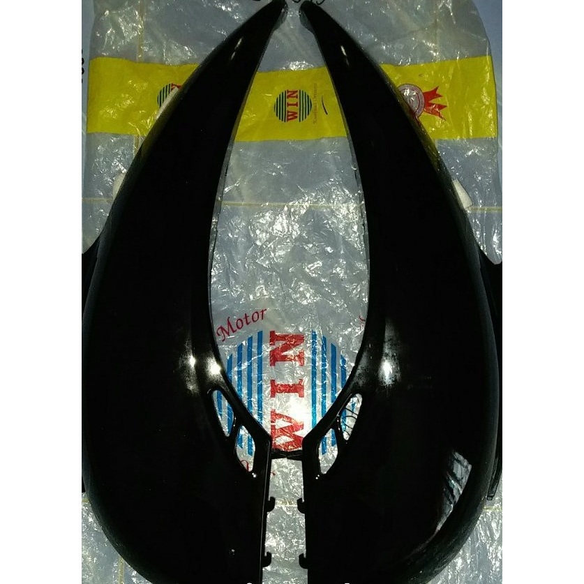 BODY BELAKANG SCOOPY KARBU HITAM VIOLET / COVER BODY SCOOPY VIOLET