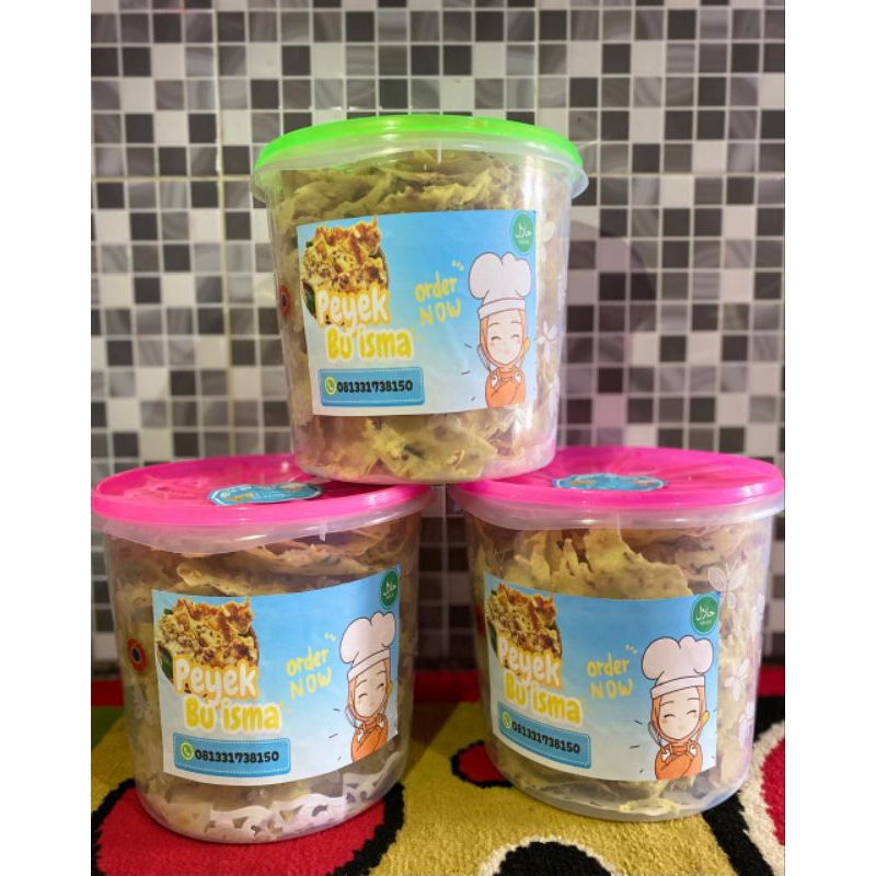 

Cemilan Peyek Toples