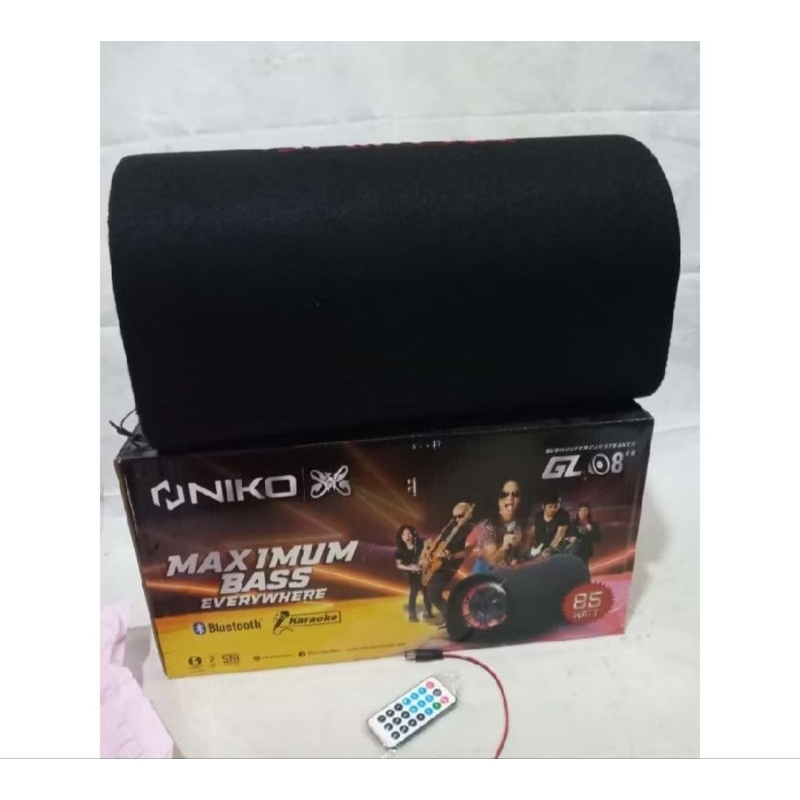 NIKO GL8 Subwoofer Car Speaker 8 inch 85 Watt - Speaker Tabung 8 inch Speaker Mobil BATAM