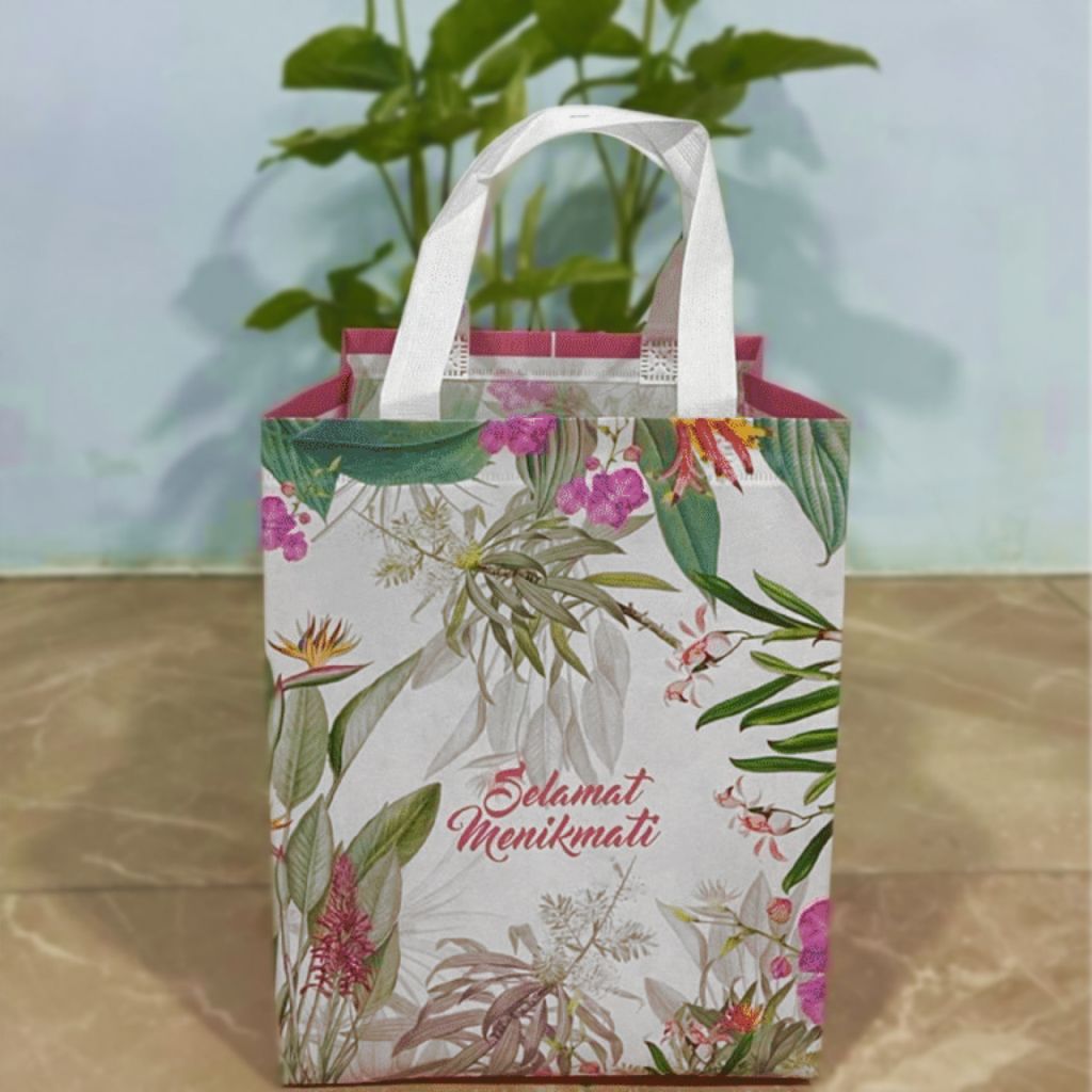 

Tas Hajatan Spunbond/Tas Spunbond Kotak Nasi/Tas Spunbond Bunga uk 22x24x30