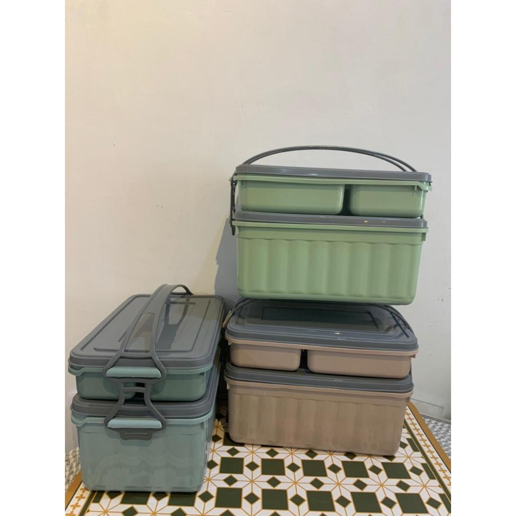 Rantang Susun 2 Isamu Goplast Warna Plastik Wadah Tempat Makan Bekal Anak | tempat makan anak | temp