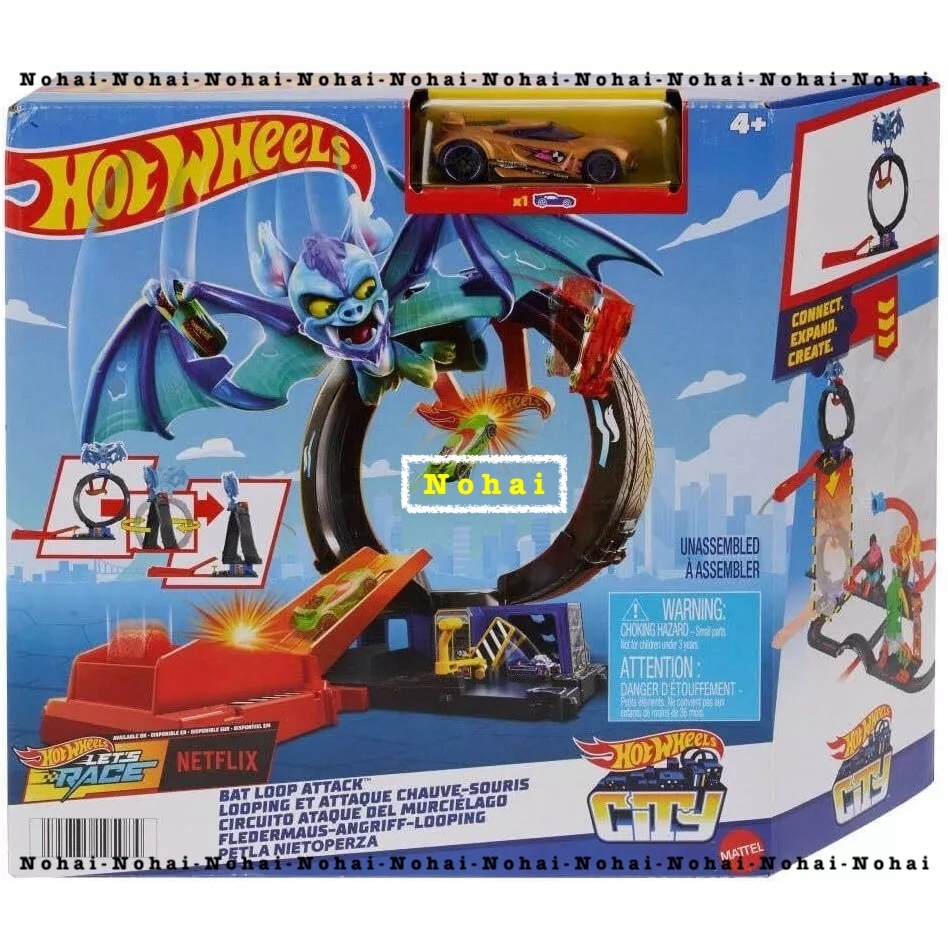 HotWheels Hot Wheels City Bat Loop Attack