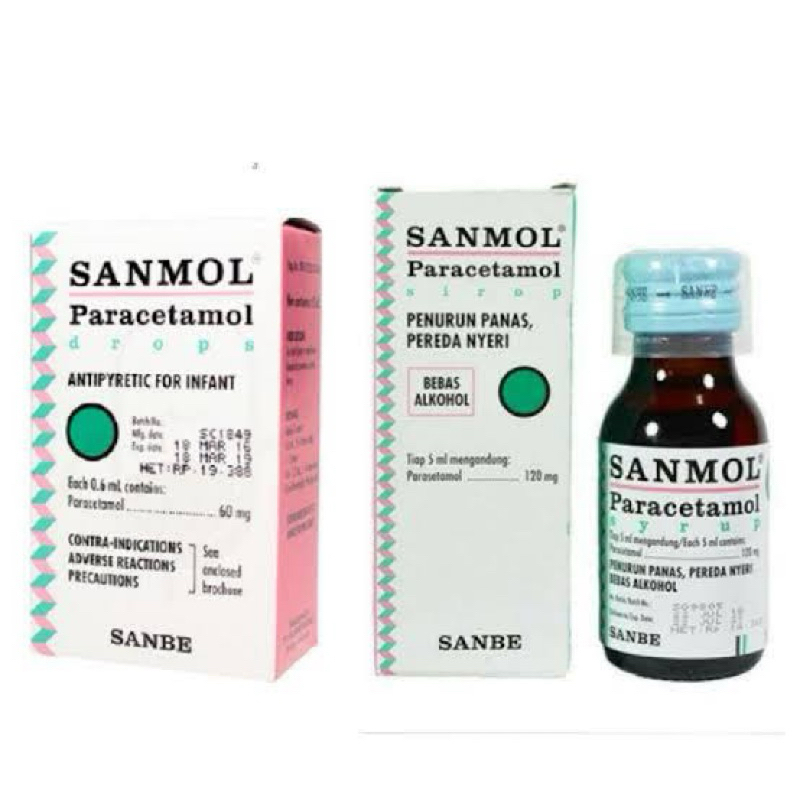 Sanmol drop dan sanmol sirup