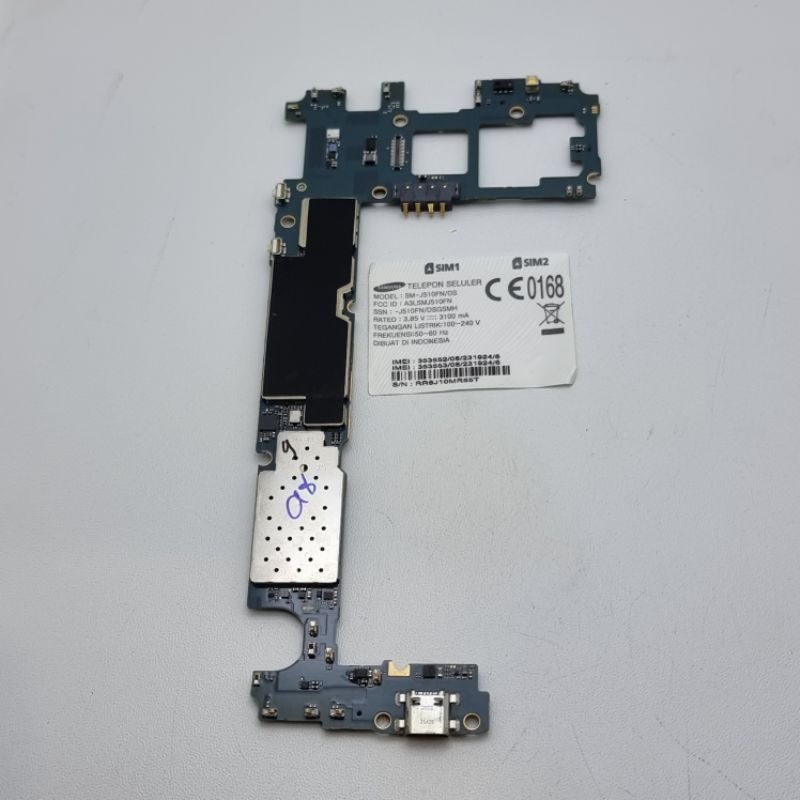 Promo  Mesin Motherboard Samsung Galaxy J5 2016 / J510FN / J510GN Copotan tested normal nyala lancar