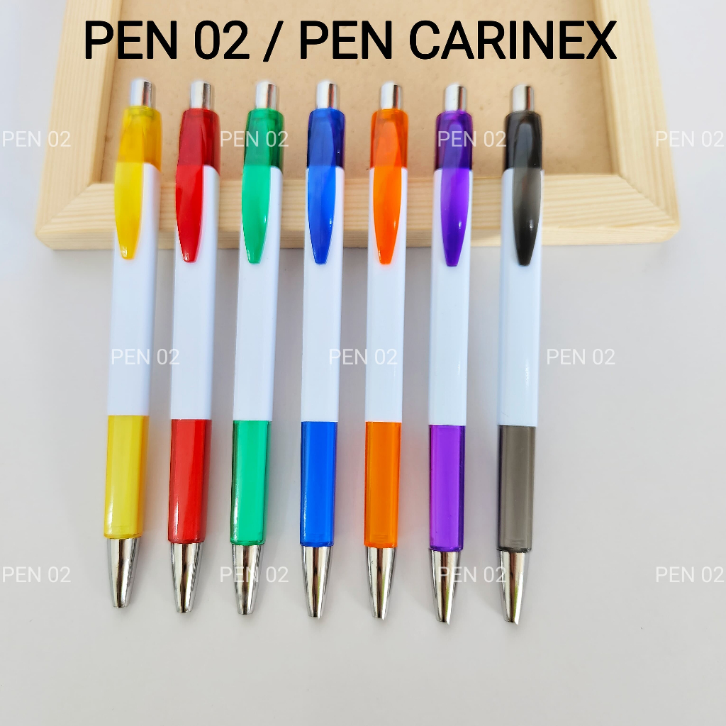 

Pen 02 / Pulpen Carinex / Pulpen Plastik Carinex / Pulpen Plastik Souvenir/ Pen Plastik / Pulpen Promosi / Ballpoint Plastik Lucu / Pen Hadiah Acara Perusahaan/ Pen Hadiah Gift Custom / Pen Custom / Bisa Cetak Logo Tulisan