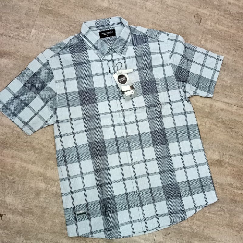 Kemeja Kotak Cressida/Kemeja Kotak Lengan Pendek
