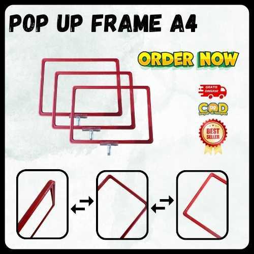 

Supermarket promotion stand, display harga frame a4 , Jepitan Harga Frame A4 Supermarket Jempol Penjepit Pop Display Stand Promosi