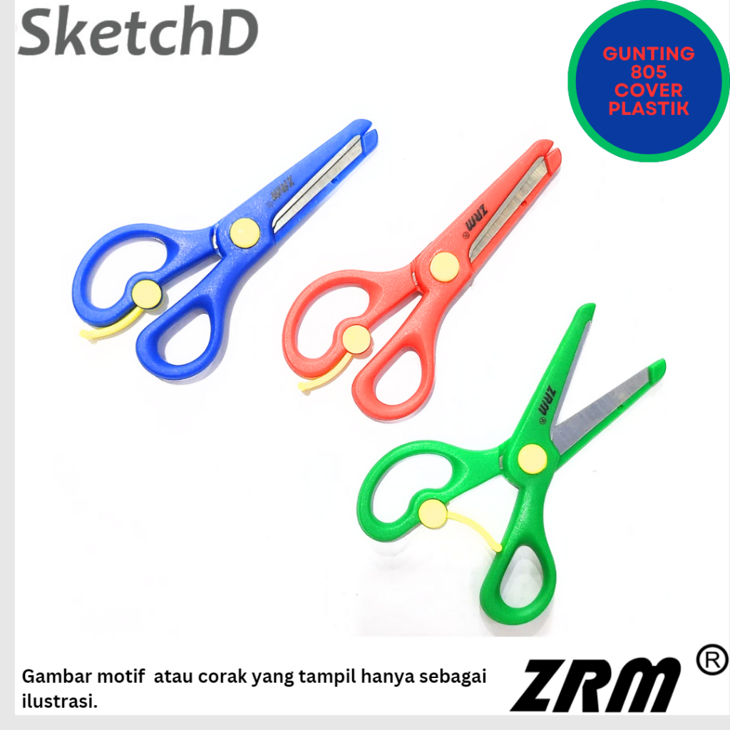

Gunting kecil anak anak ZRM 805 Scissor small for children
