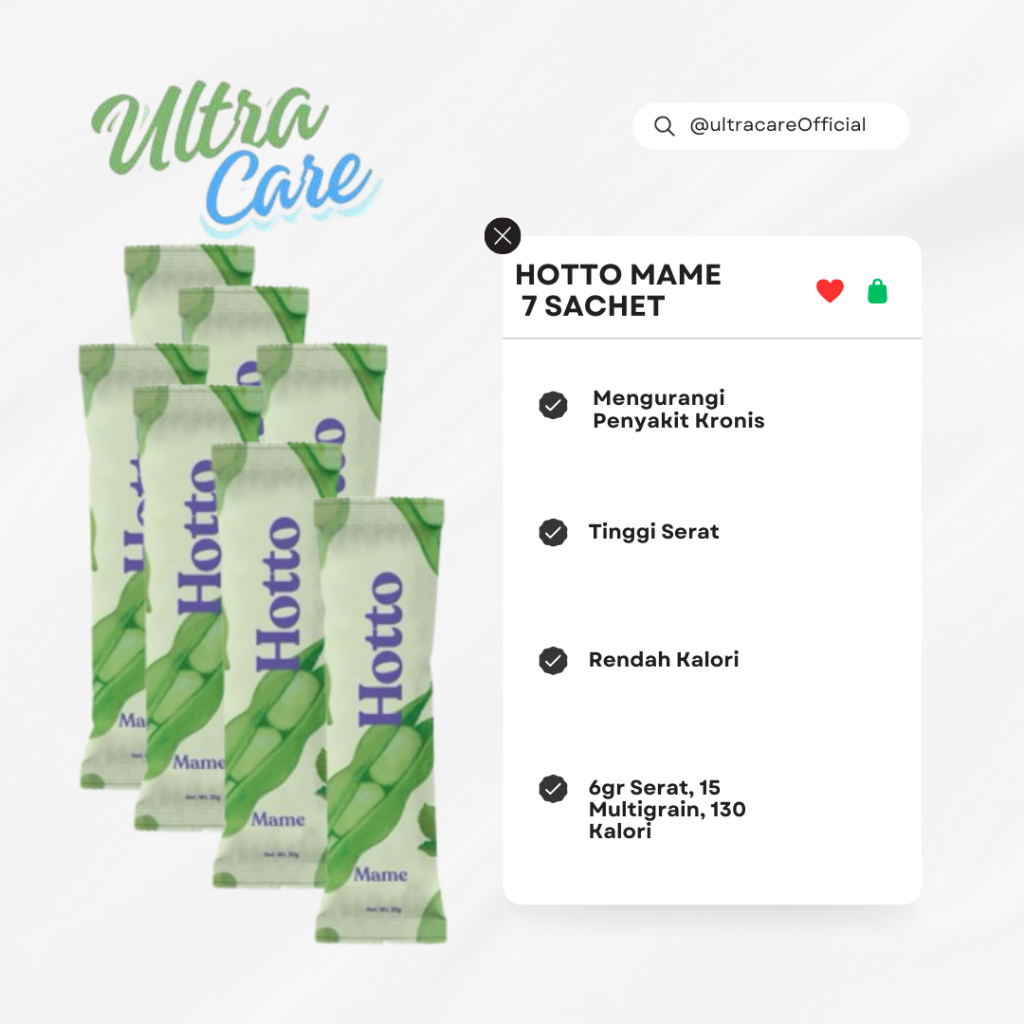 

HOTTO MAME PROTEIN MULTIGRAIN WITH EDAMAME 7 SACHET